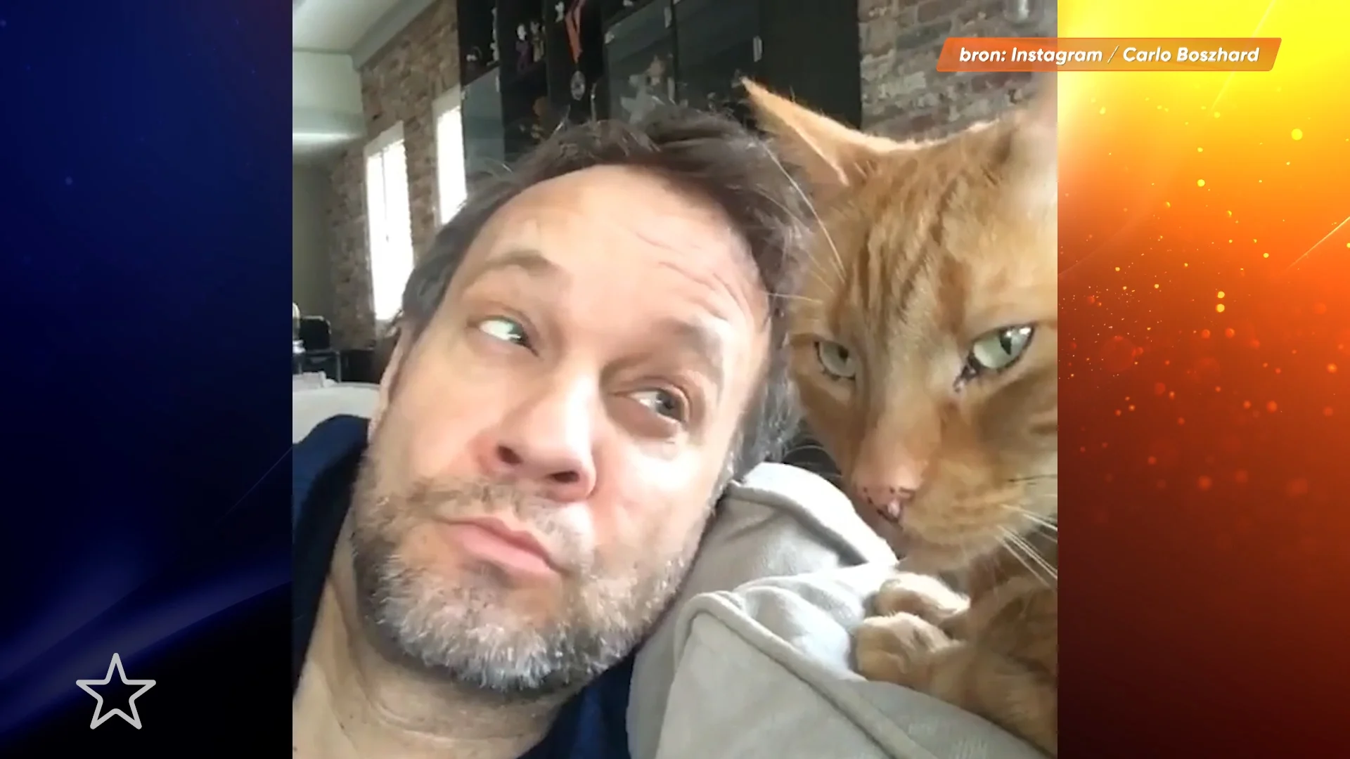 Carlo Boszhard en kat Tom