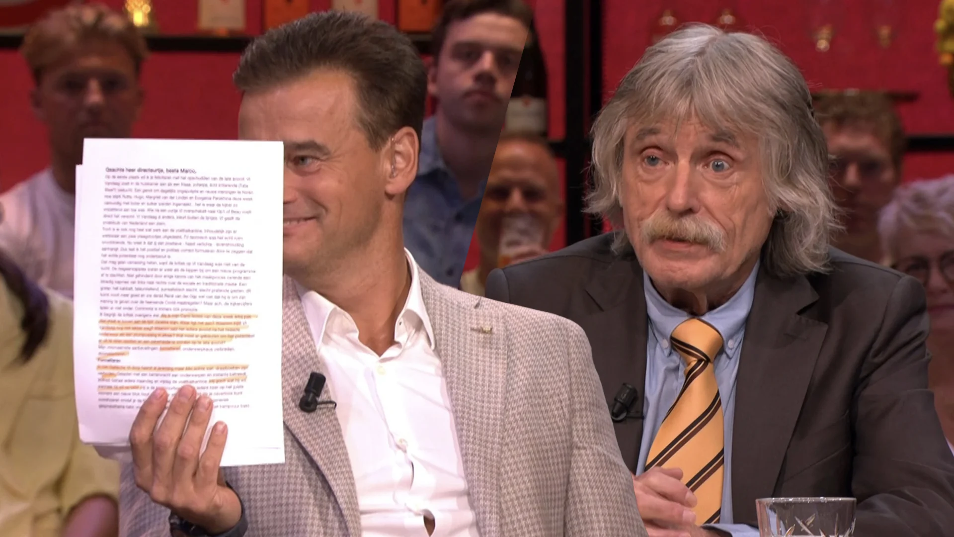 Wilfred Genee leest kritische mail voor van RTL Tonight-maker over Vandaag Inside