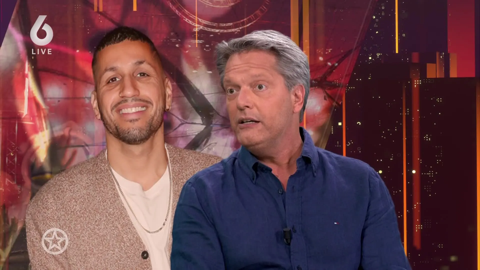 Jody Bernal is aan een handgranaat ontsnapt terwijl hij aan het optreden was op een festival.