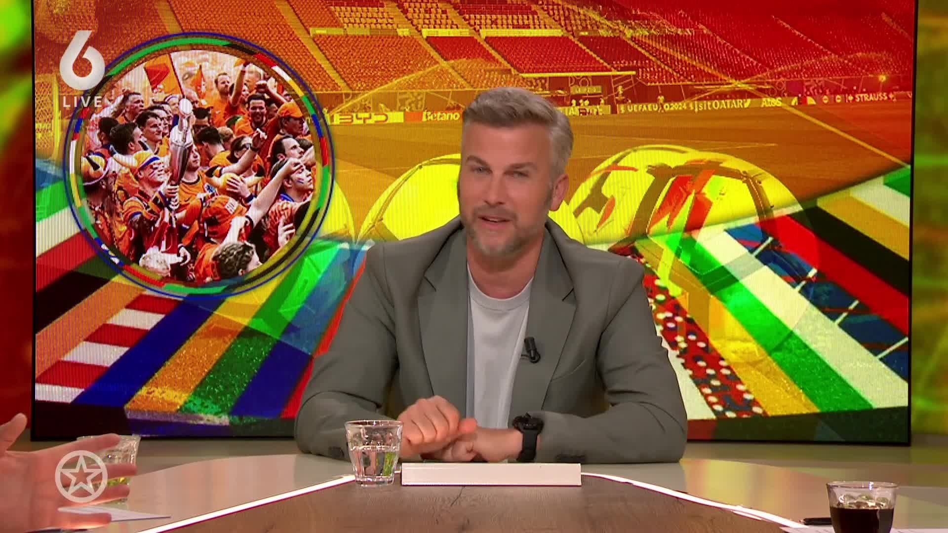 Oranjefans in Leipzig gaan helemaal los op Rob Kemps