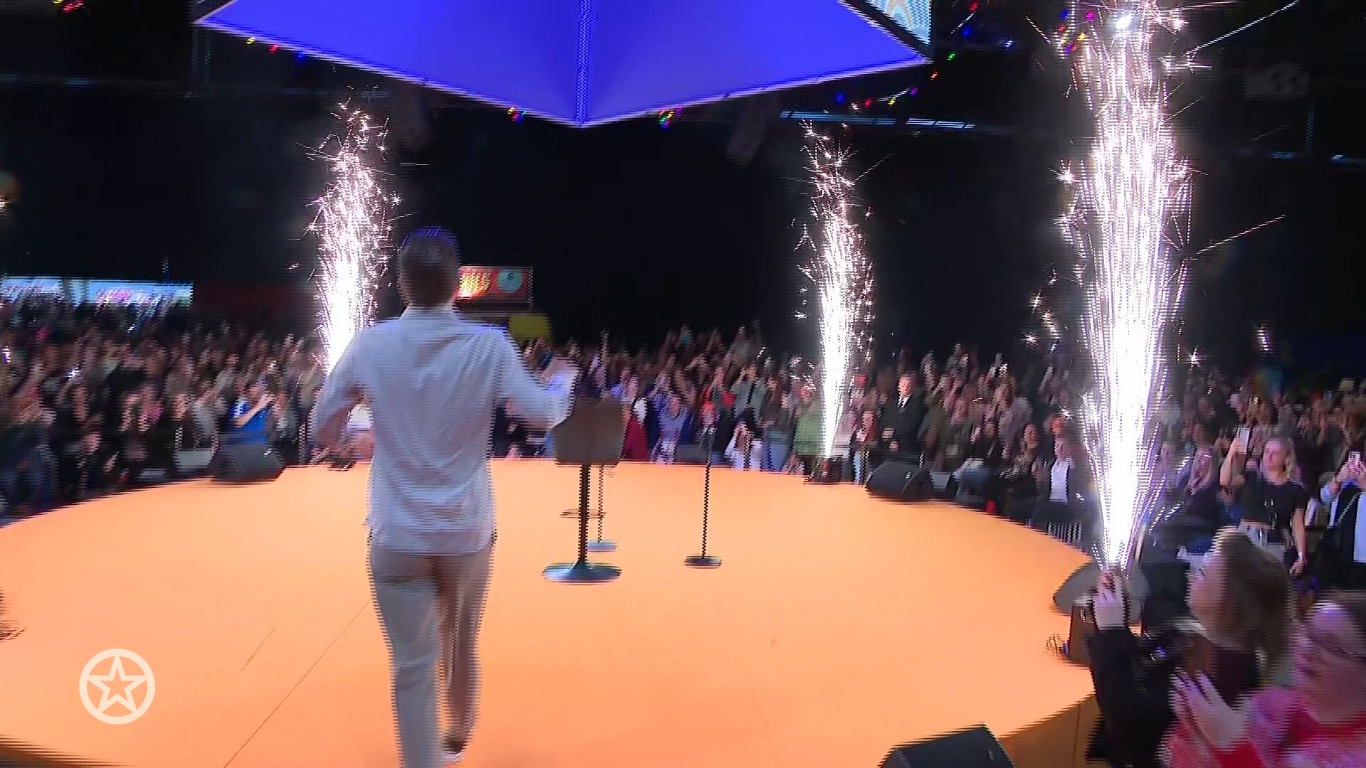 Mart Hoogkamer straalt op de huishoudbeurs