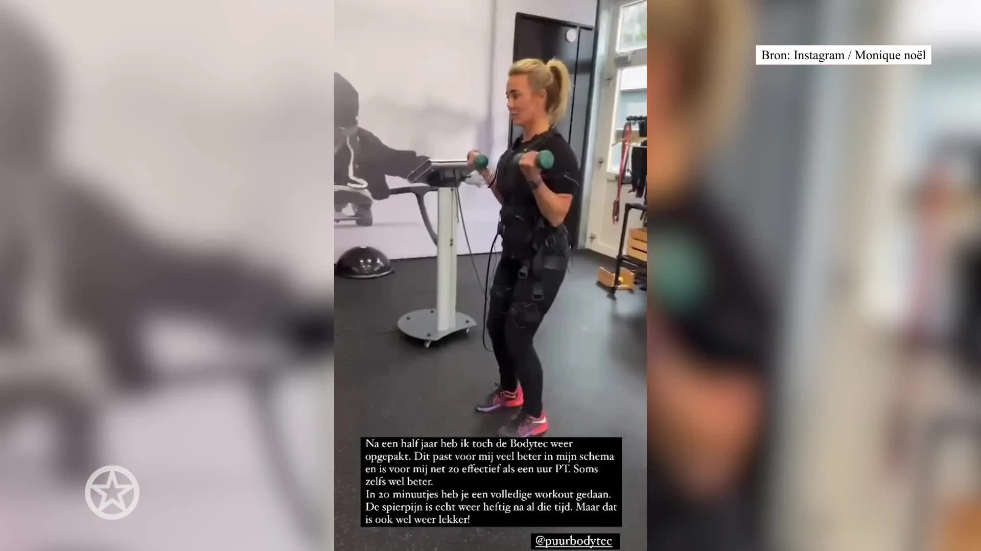 Monique slaat zich er opnieuw doorheen