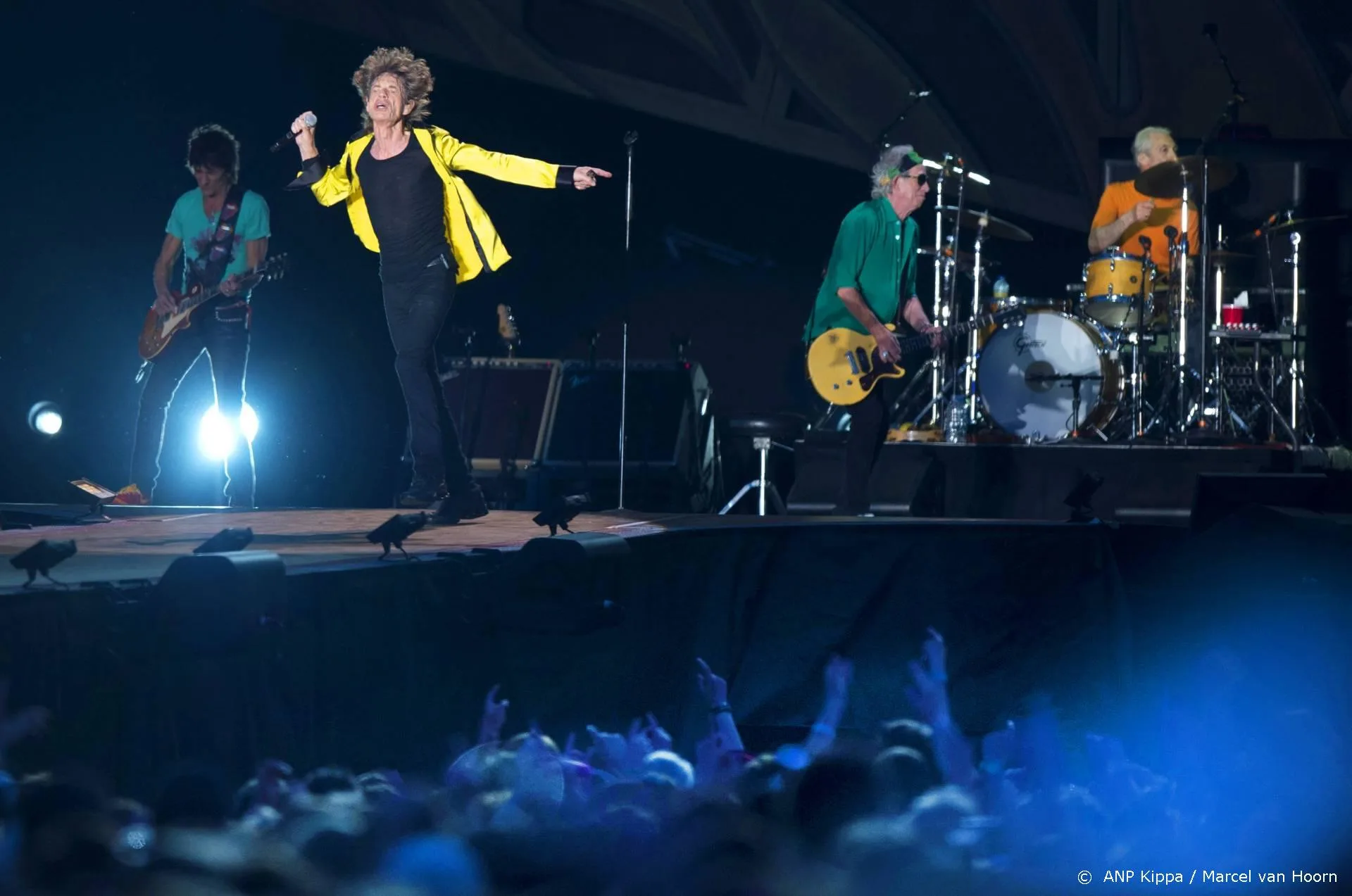 Nieuwe beelden van The Stones op festival Altamont opgedoken