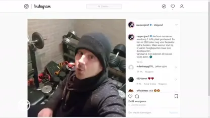 Rapper Sjors shockeert fans met heftig nieuws