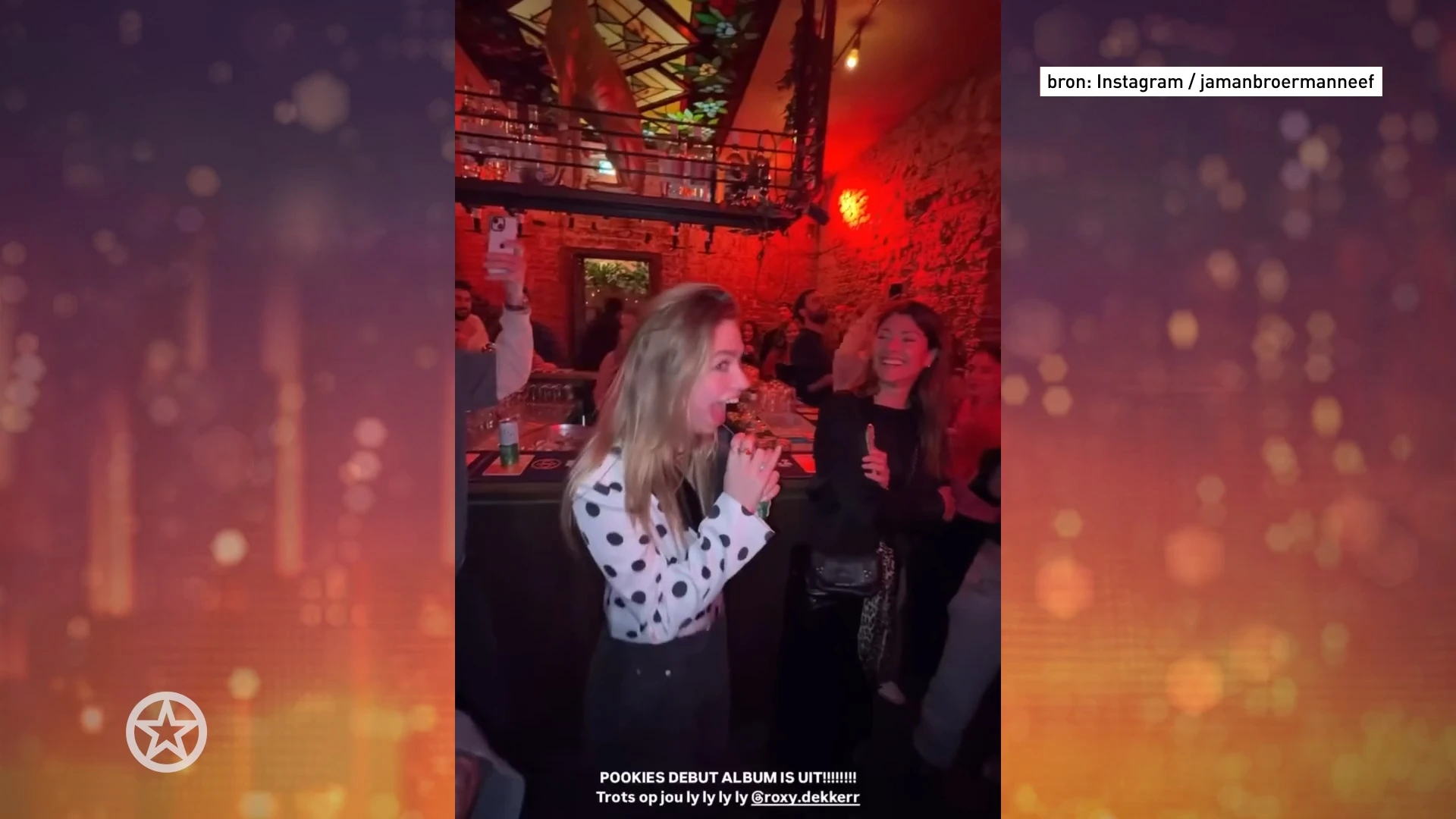 Roxy Dekker viert release van haar debuutalbum