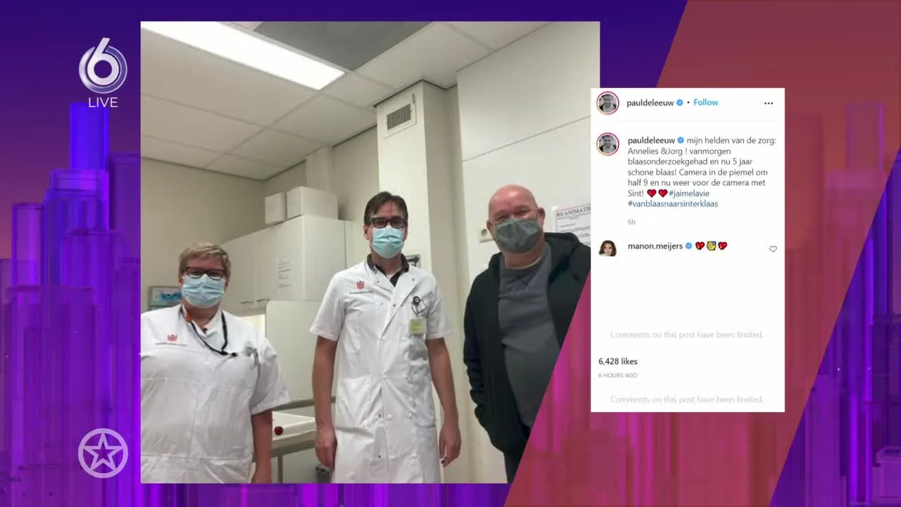 Goed nieuws voor Paul de Leeuw