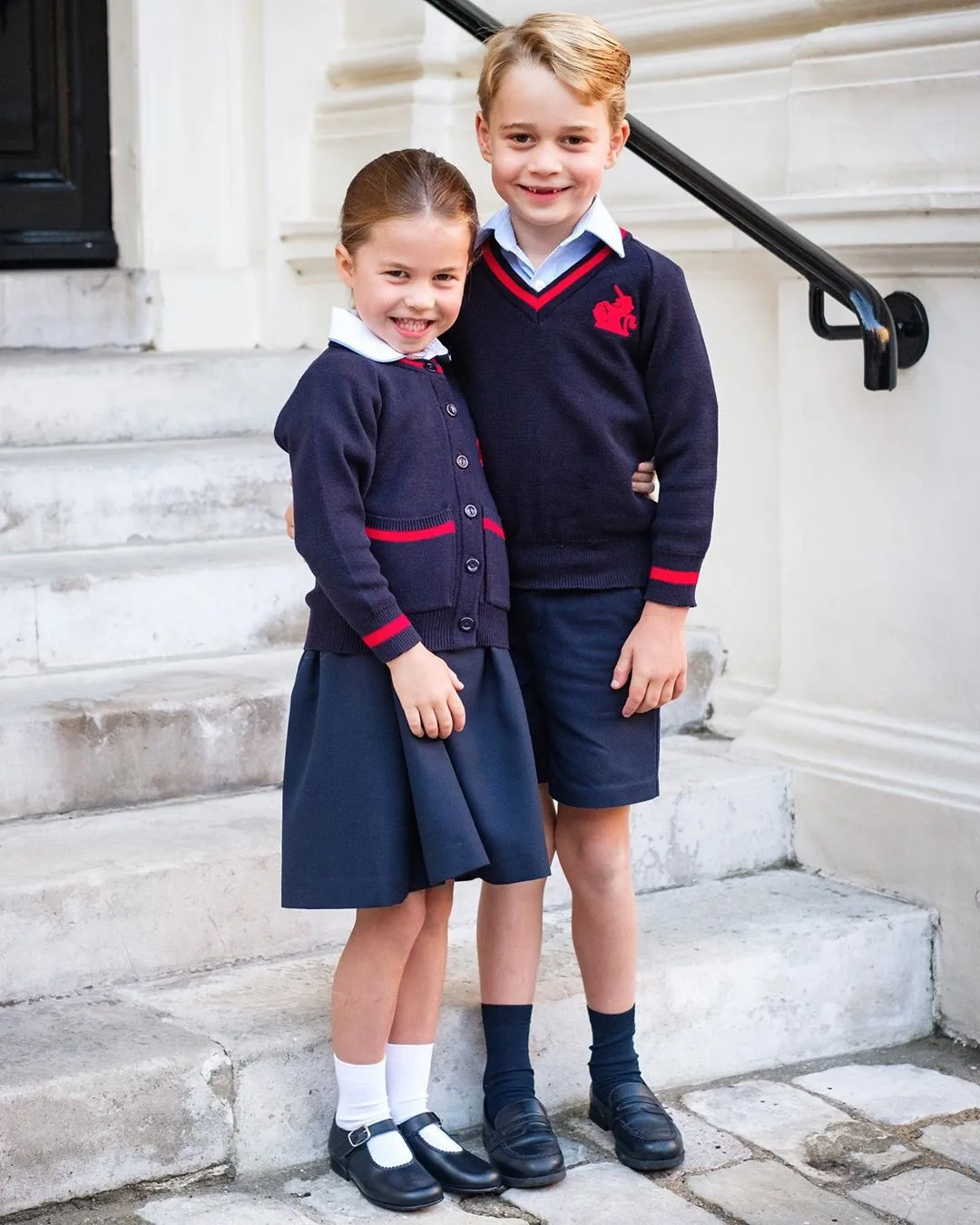 Schoolgenootjes George en Charlotte in quarantaine