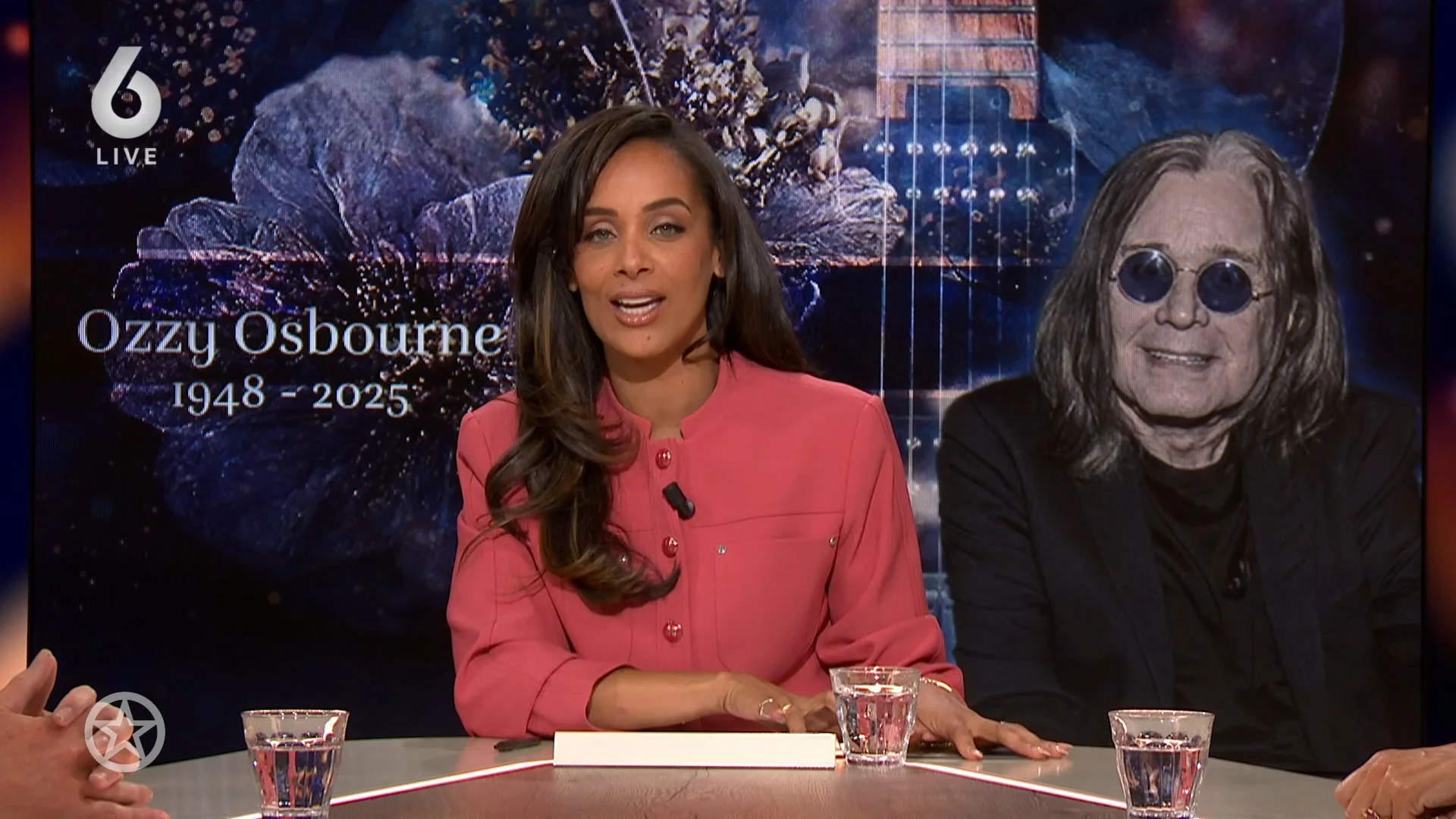 Shownieuws-tafel over dood Ozzy Osbourne