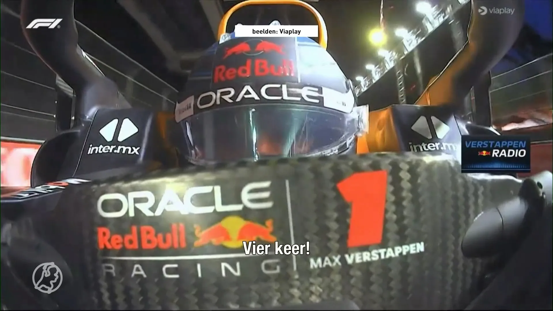 Verstappen trots na veroveren vierde wereldtitel (Hart van Nederland)