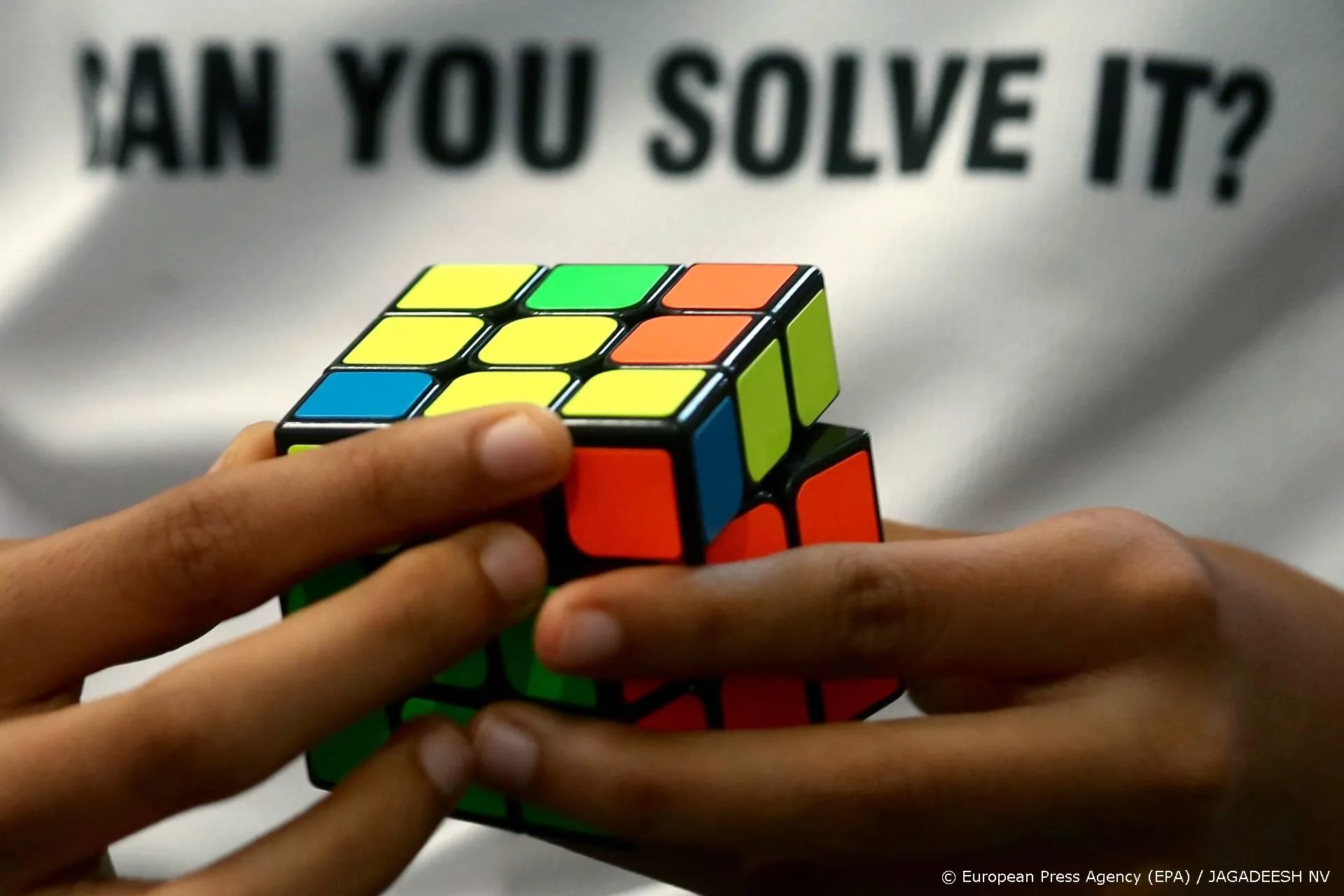 Film over Rubiks Kubus in de maak