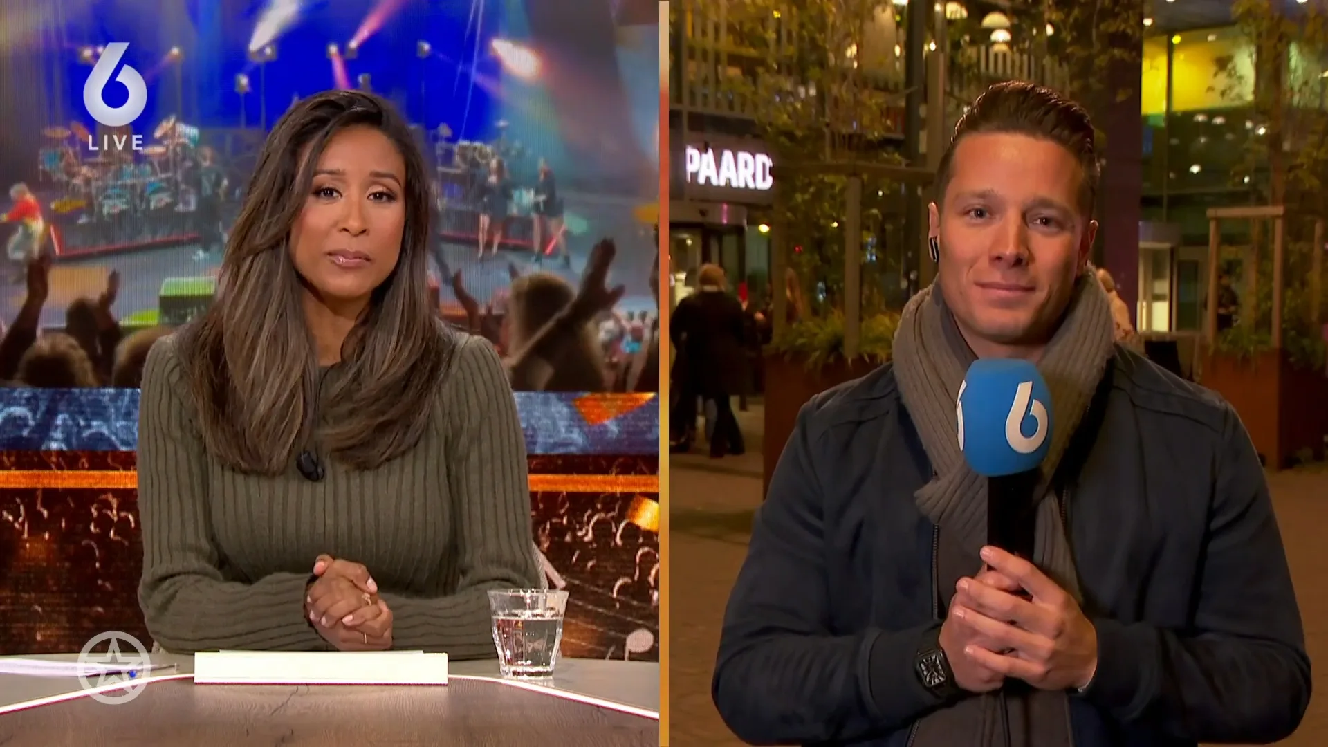 Shownieuws-verslaggever Thom Goderie bij uniek optreden Roxeanne en André Hazes