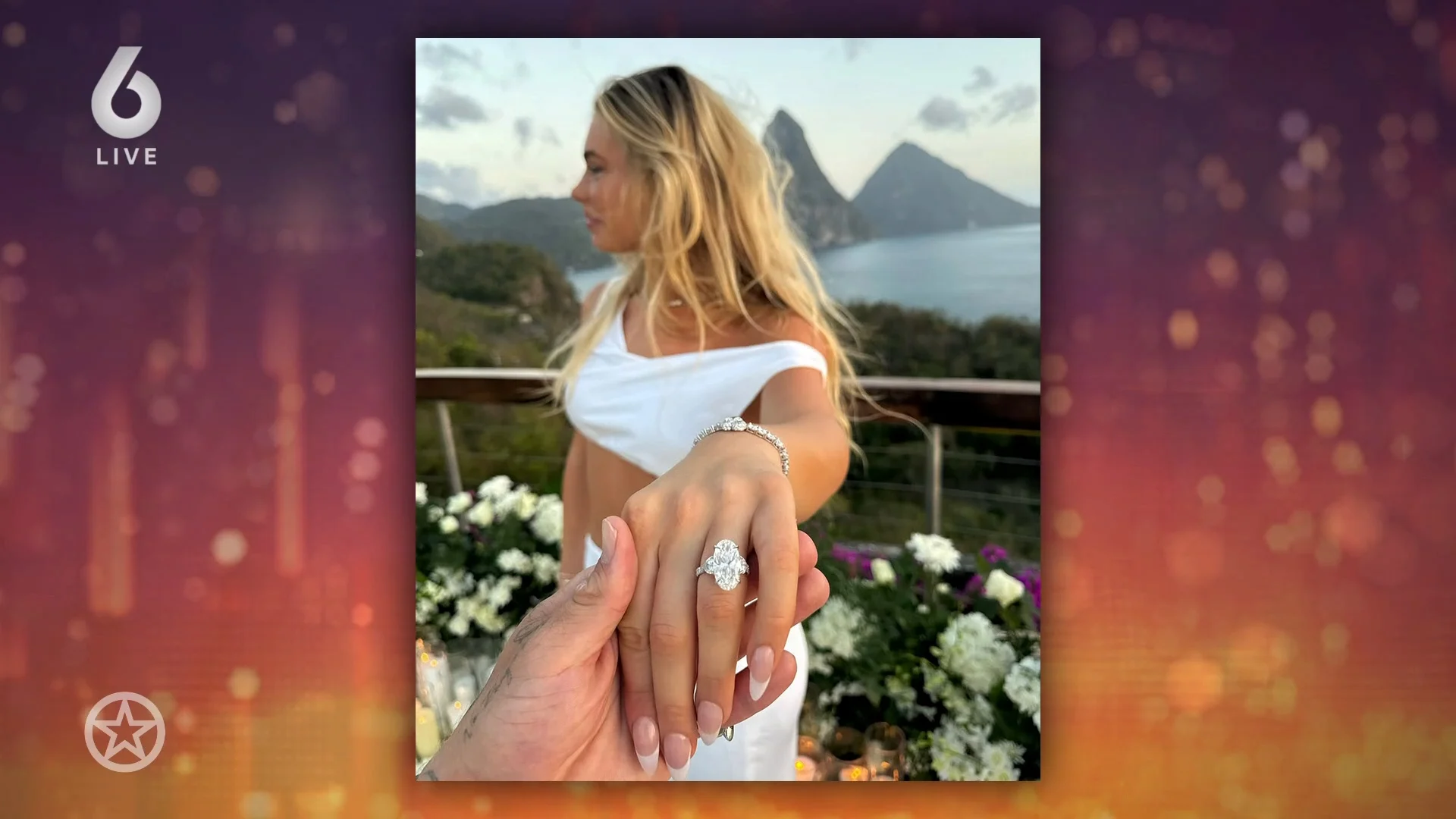 Jutta Leerdam doet verlovingsring af