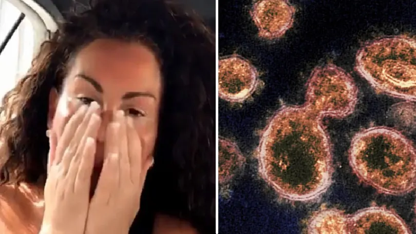 Michella Kox bedondert volgers met 'coronatest'