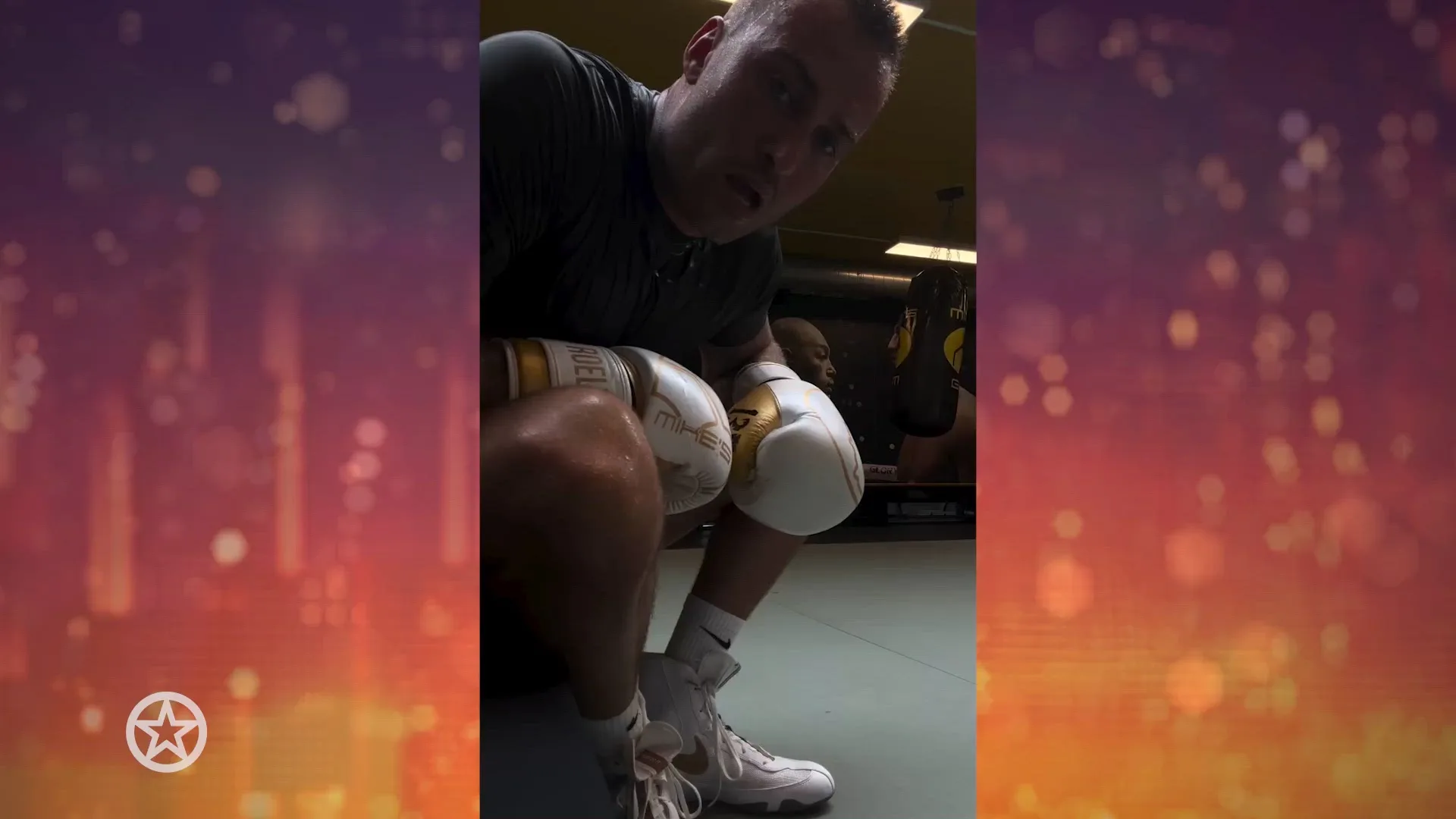 Dave Roelvink is hard aan het trainen