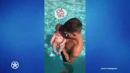 Lil' Kleine zoekt de verkoeling op met kleine Lío