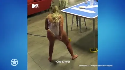 Geordie-Shore ster poept in woonkamer