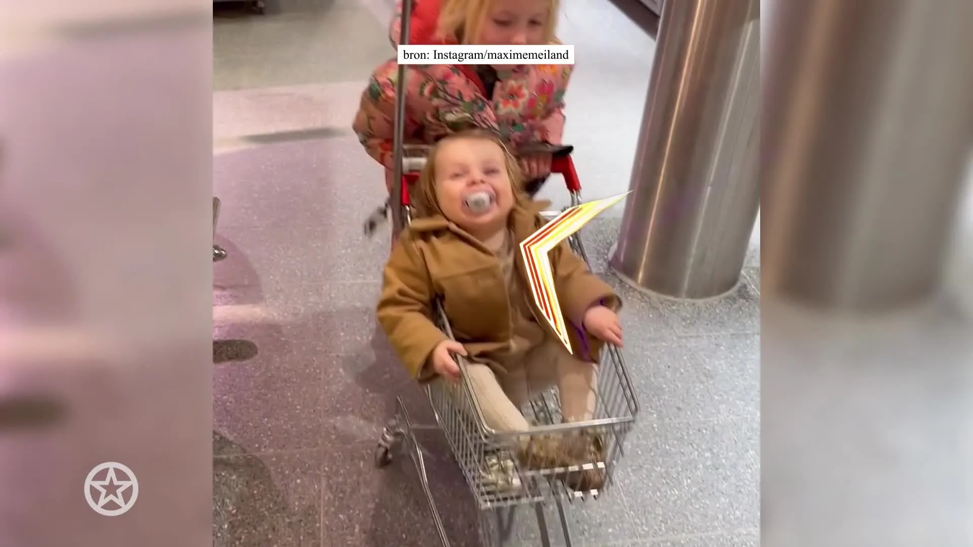 Meiland-telgjes zorgen voor chaos in supermarkt