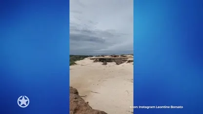 Leontine Borsato geniet op Aruba