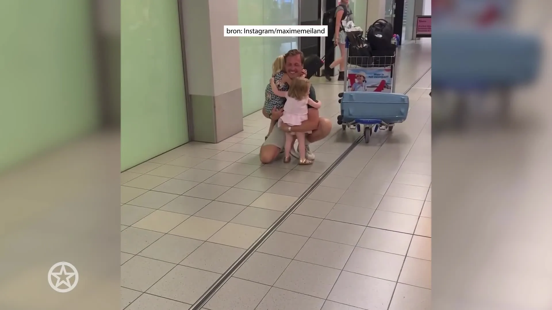 Kinderen Maxime Meiland herenigd met vader Leroy