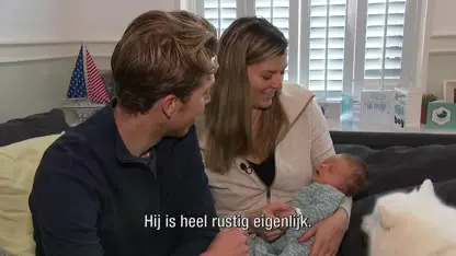 Op babybezoek bij schaatshelden Heather en Jorrit Bergsma