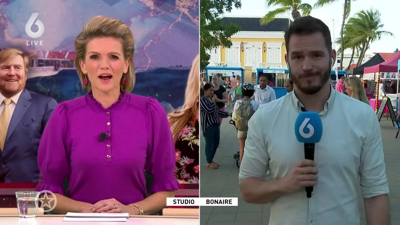 Tweede dag Oranjes met Amalia op Bonaire