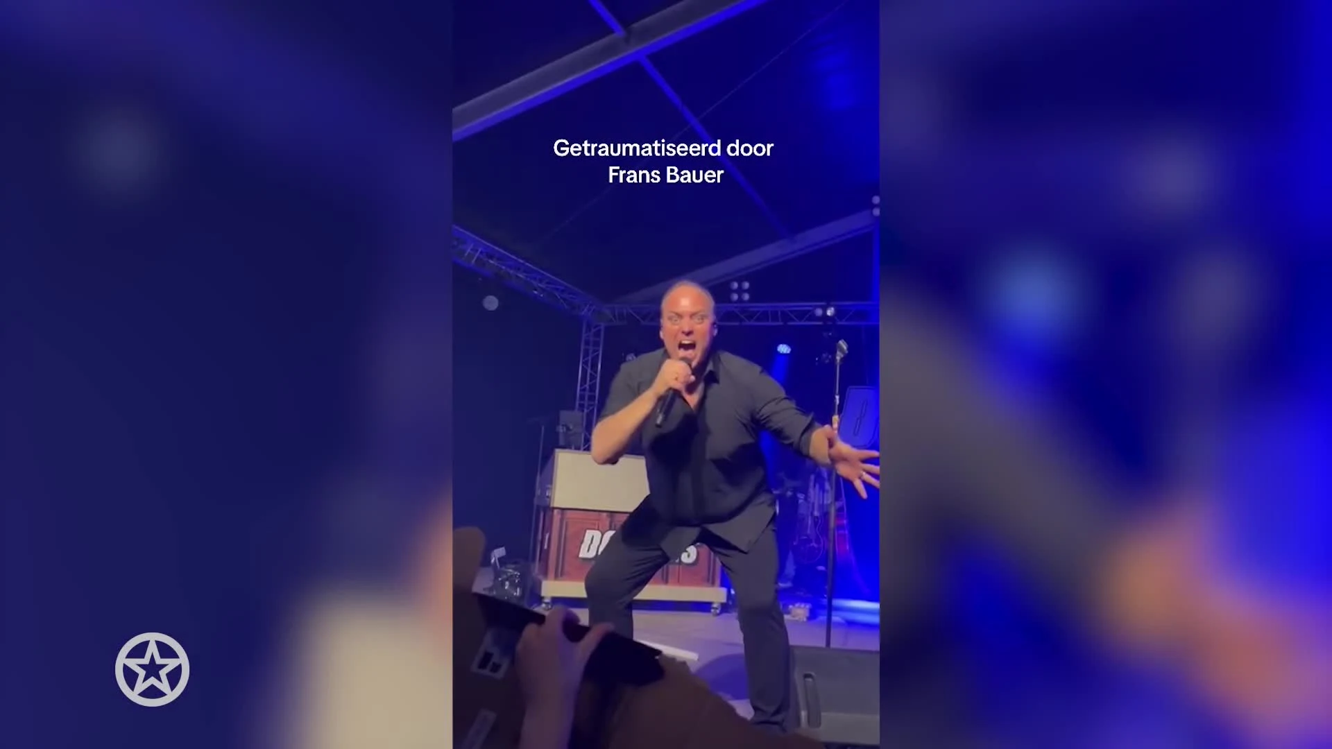 Frans Bauer volledig uit zijn plaat