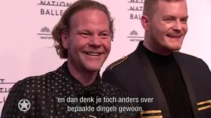 Stylist Bastiaan van Schaik en vriend uit elkaar
