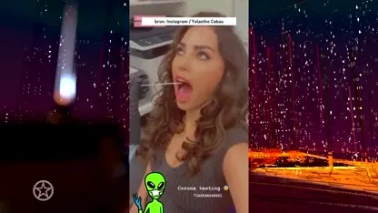 ZIEN: Yolanthe filmt eigen coronatest