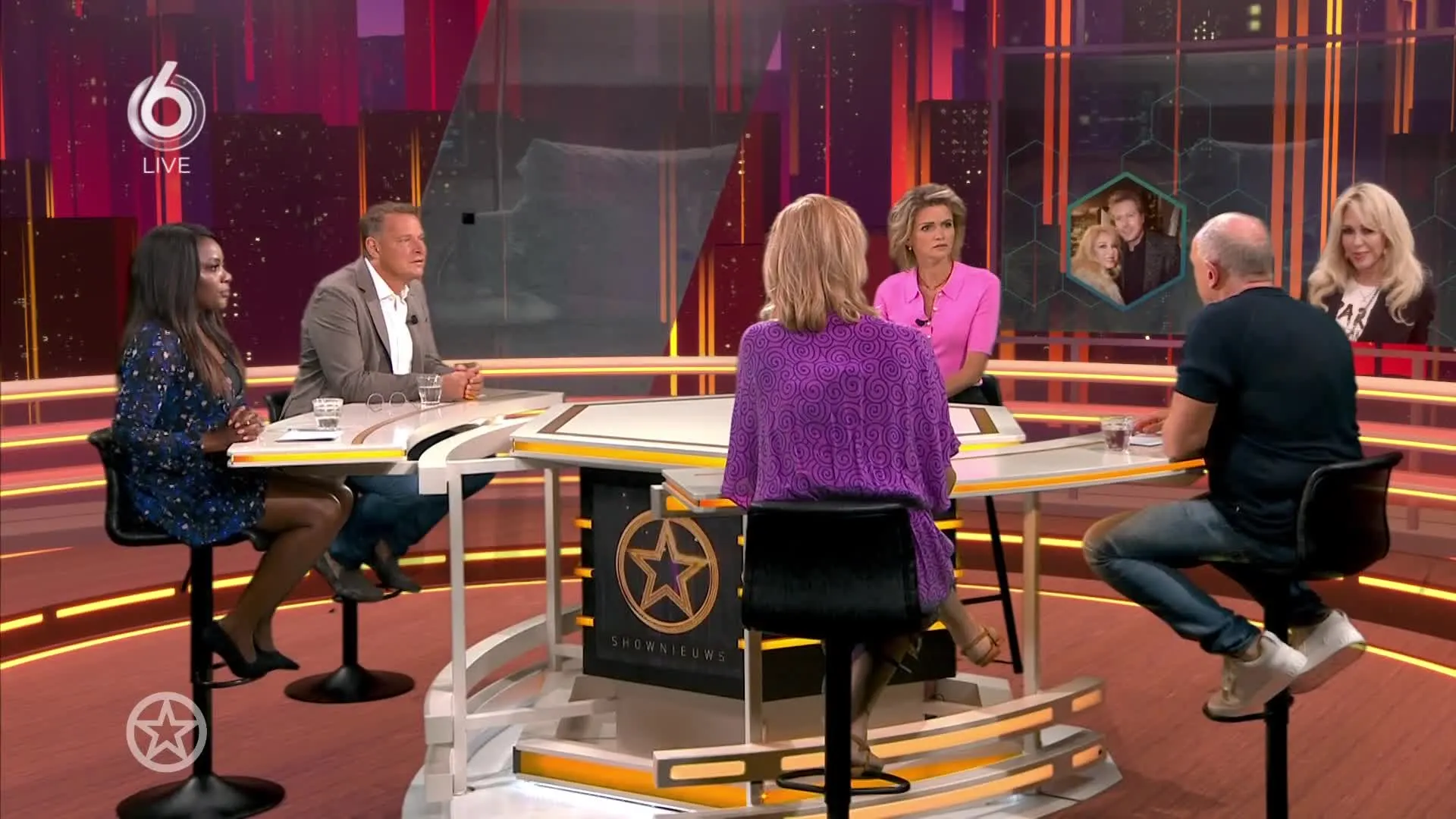 Man Patricia Paay in de kreukels