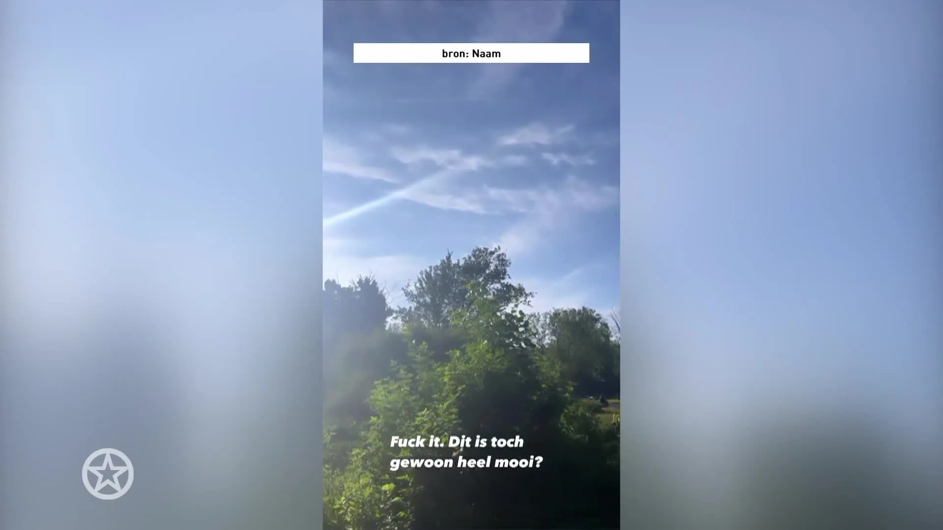 Chantal Janzen geniet van de natuur