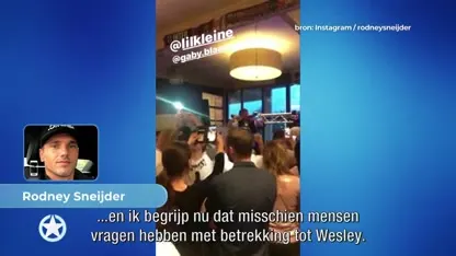 Rodney Sneijder geeft update over Wesley