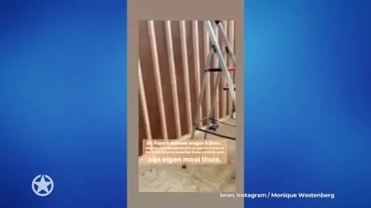 Monique deelt geluksmomentje van vader