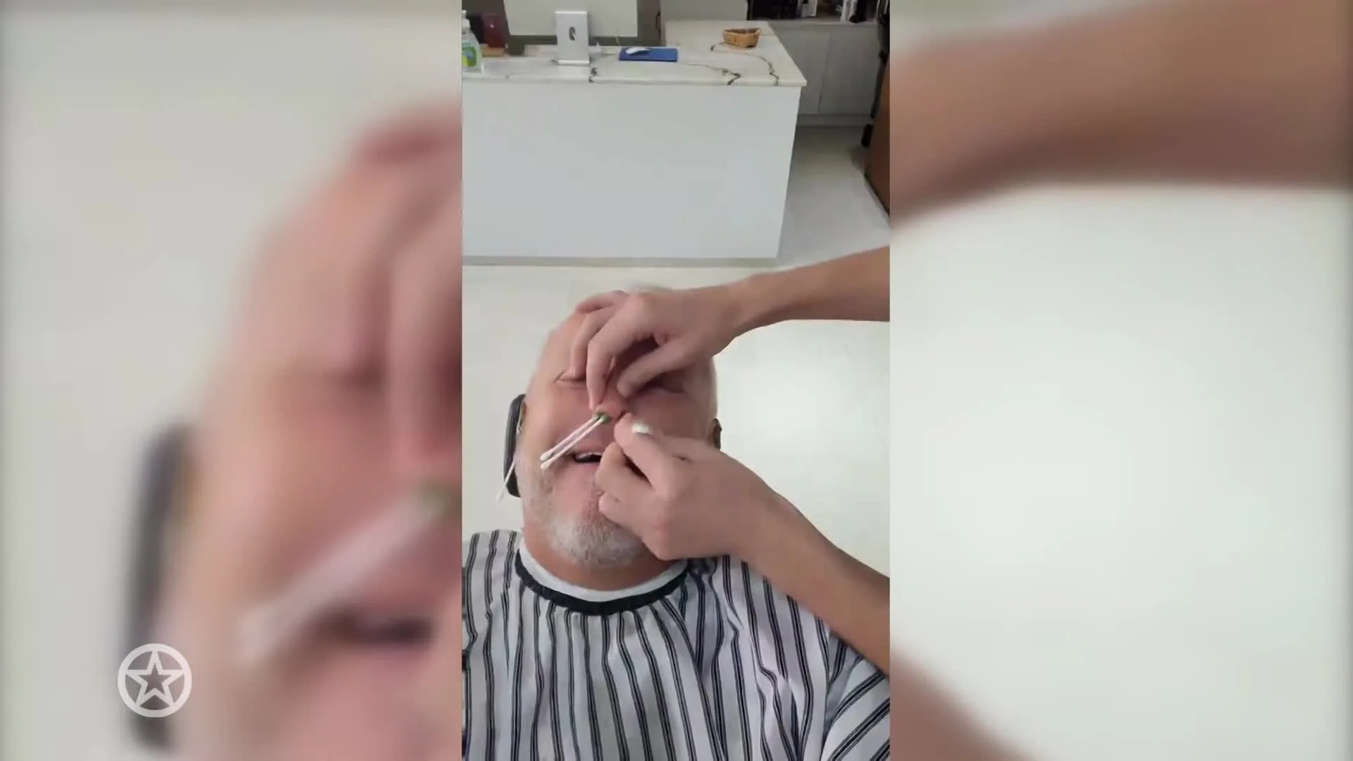 Gordon ondergaat pijnlijke behandeling