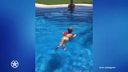 LIEF! André Hazes Jr. neemt een verfrissende duik