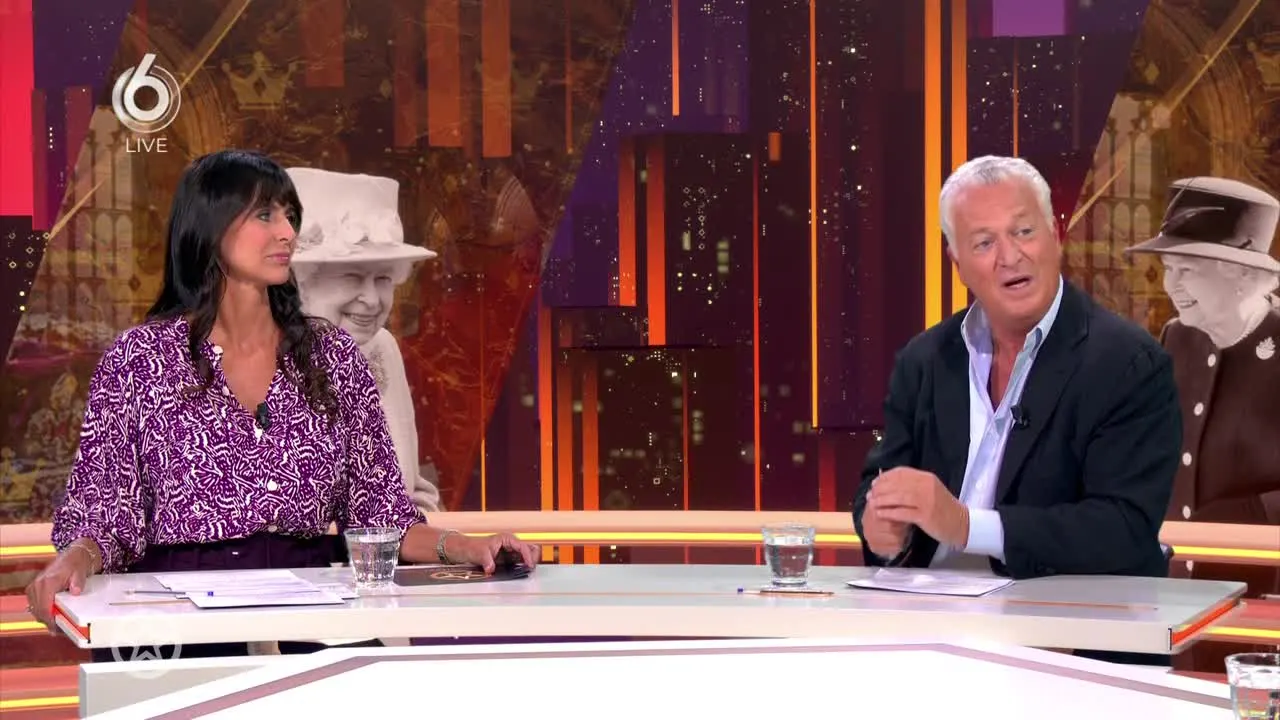 Charles, Anne, Edward en Andrew waken over moeder Elizabeth