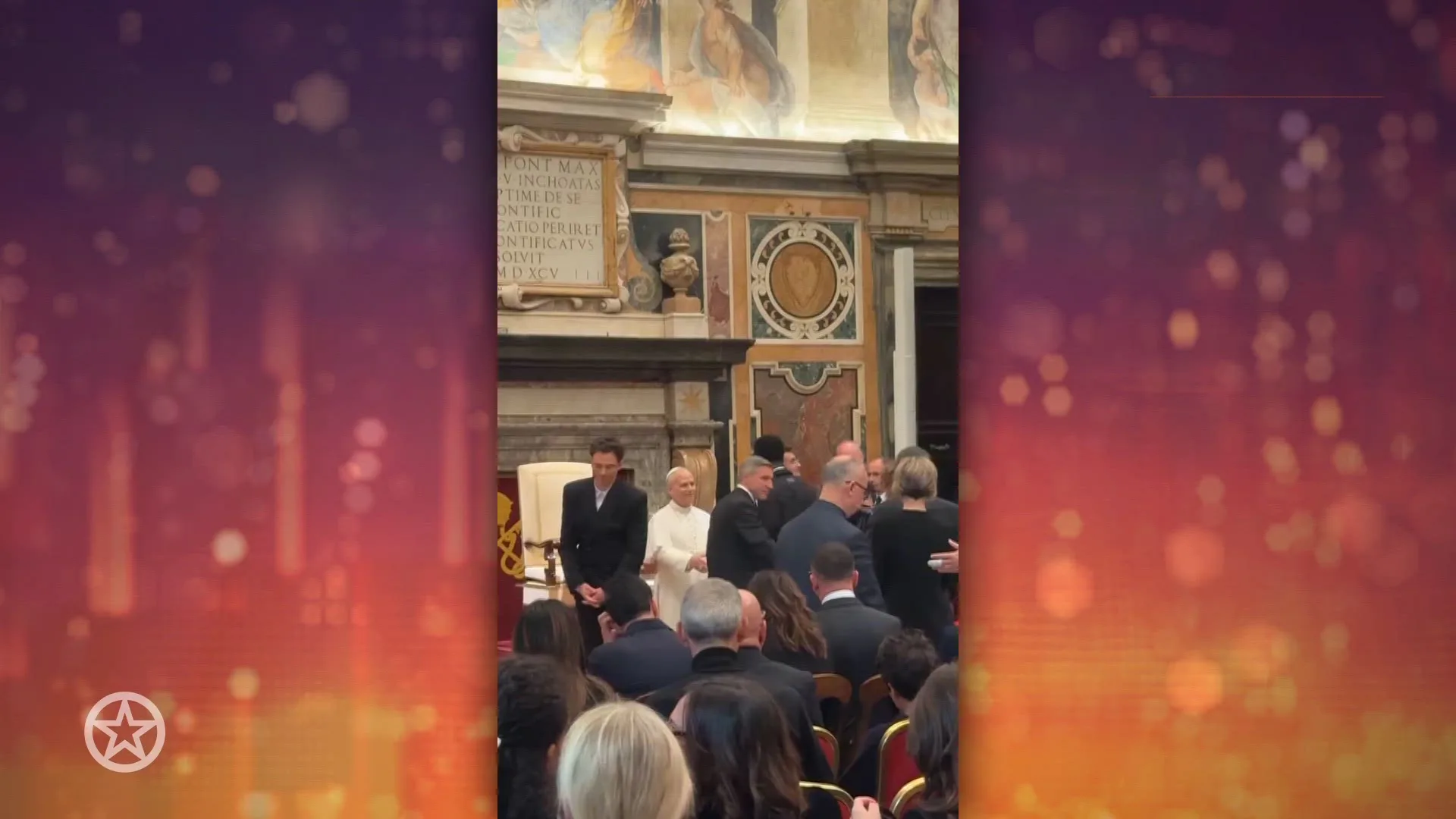 Claude ontmoet paus Leo XIV in Vaticaanstad