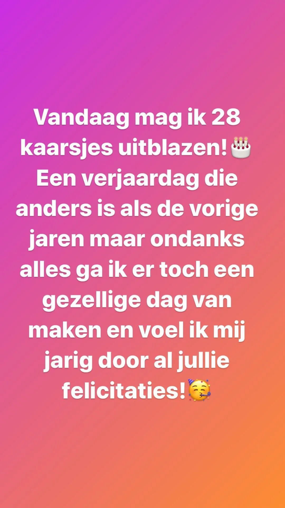 Jarige Sieneke maakt er het beste van