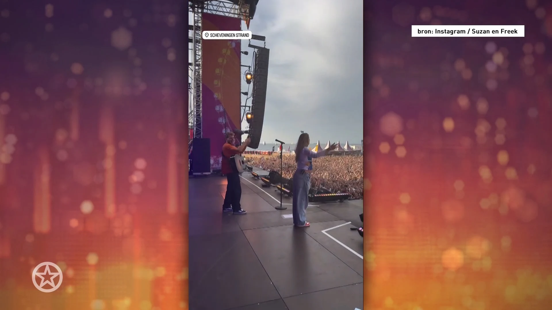 Suzan en Freek bij Live on the beach