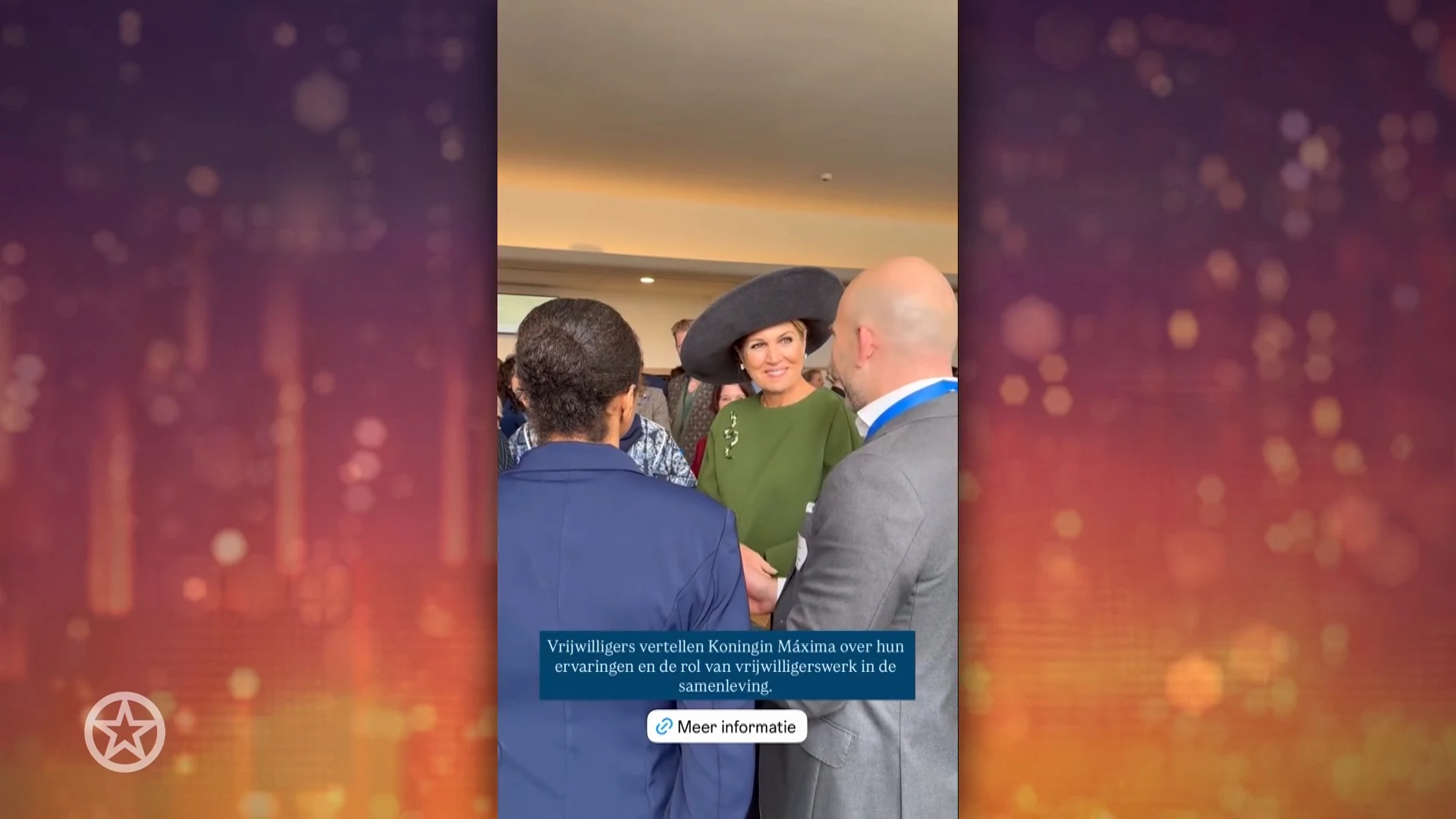 Máxima verdiept zich in vrijwilligerswerk