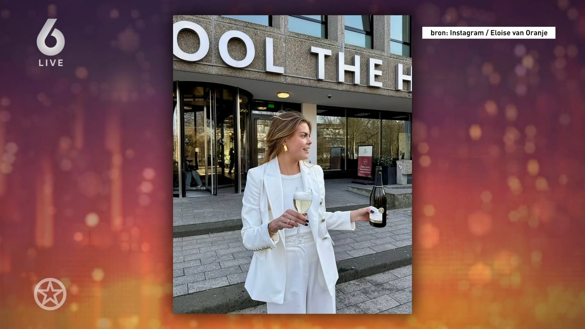 Eloise van Oranje studeert af met hoog cijfer