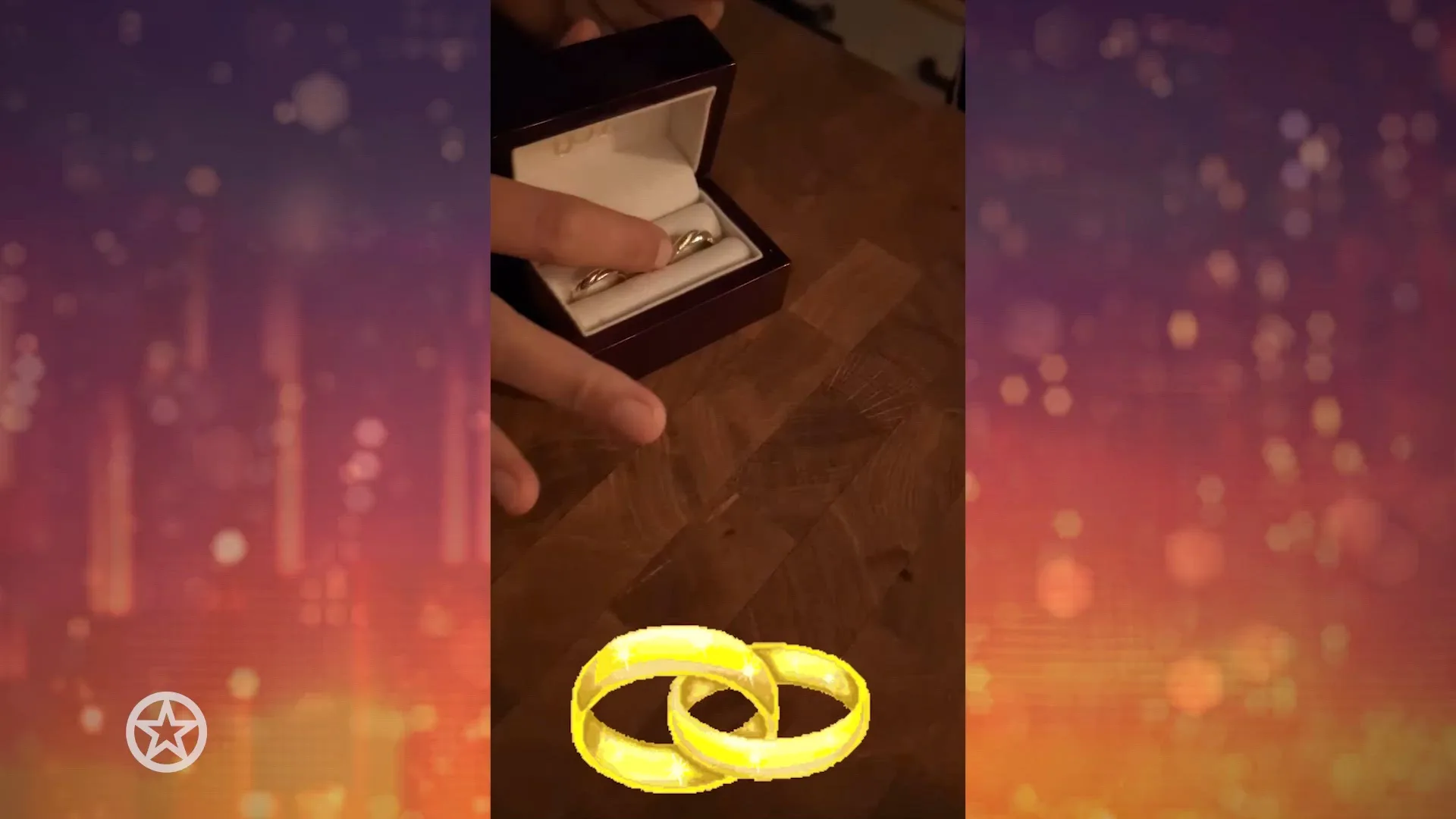 Douwe Bob showt zijn trouwringen