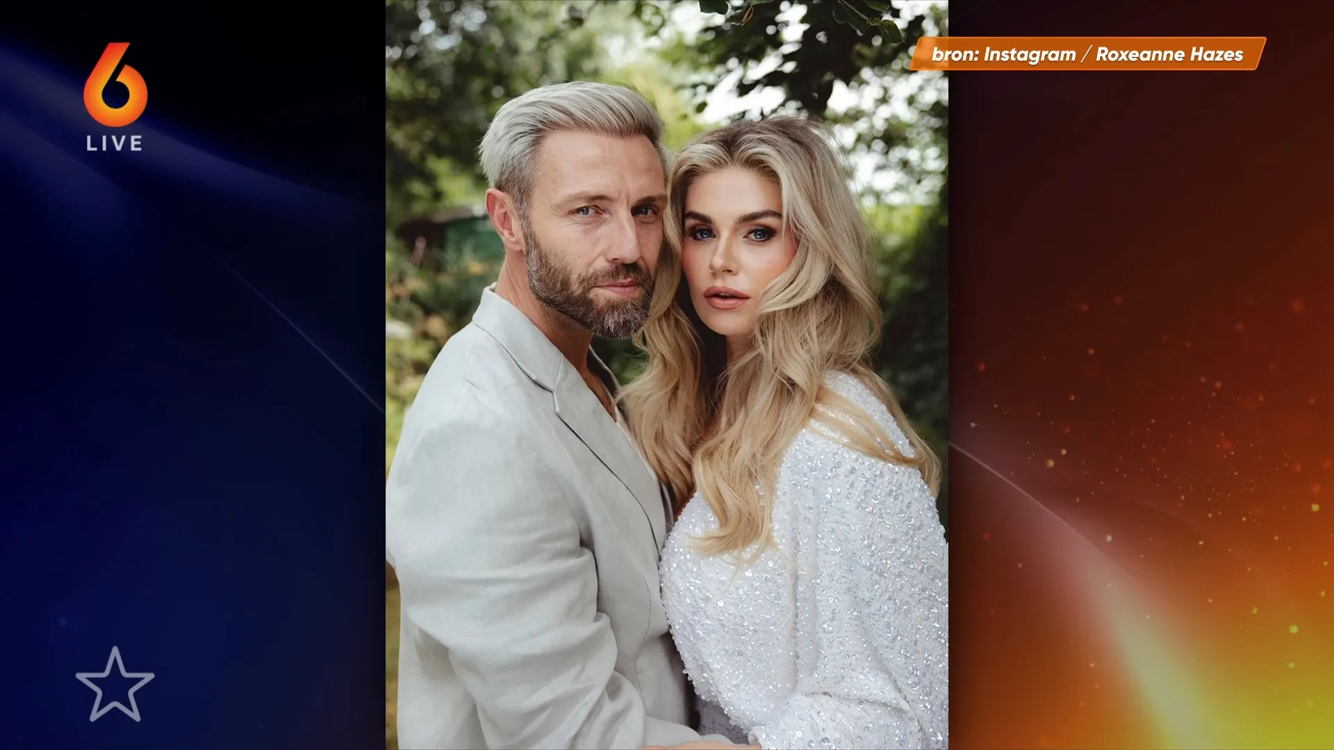 Roxeanne Hazes en Erik Zwennens zijn getrouwd