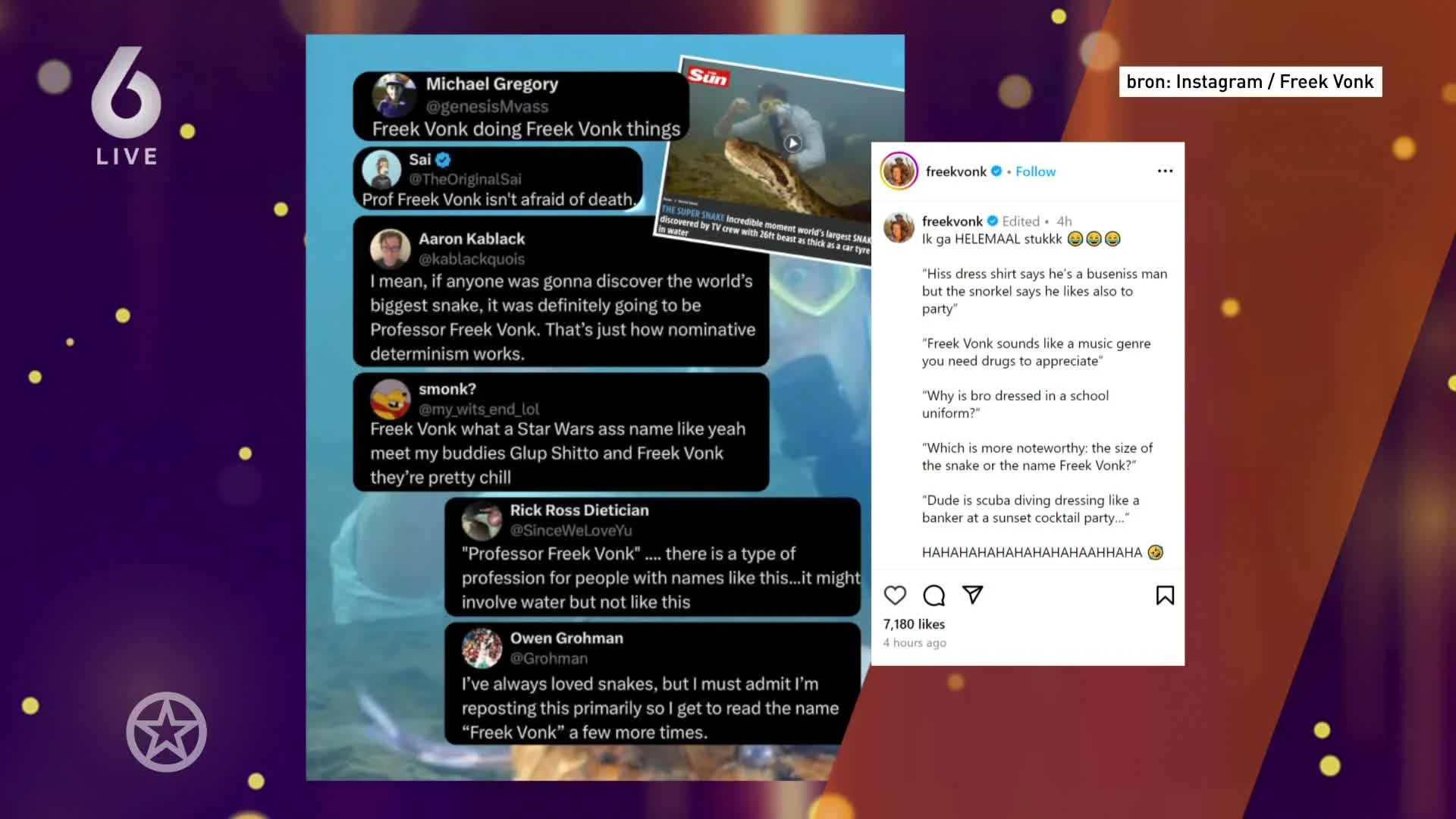 Freek Vonk heeft een nieuwe anaconda-soort ontdekt