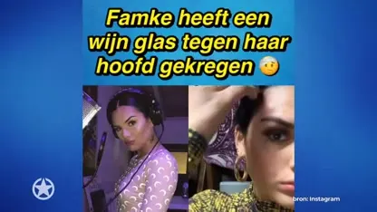 HEFTIG: Famke Louise gewond door idiote actie