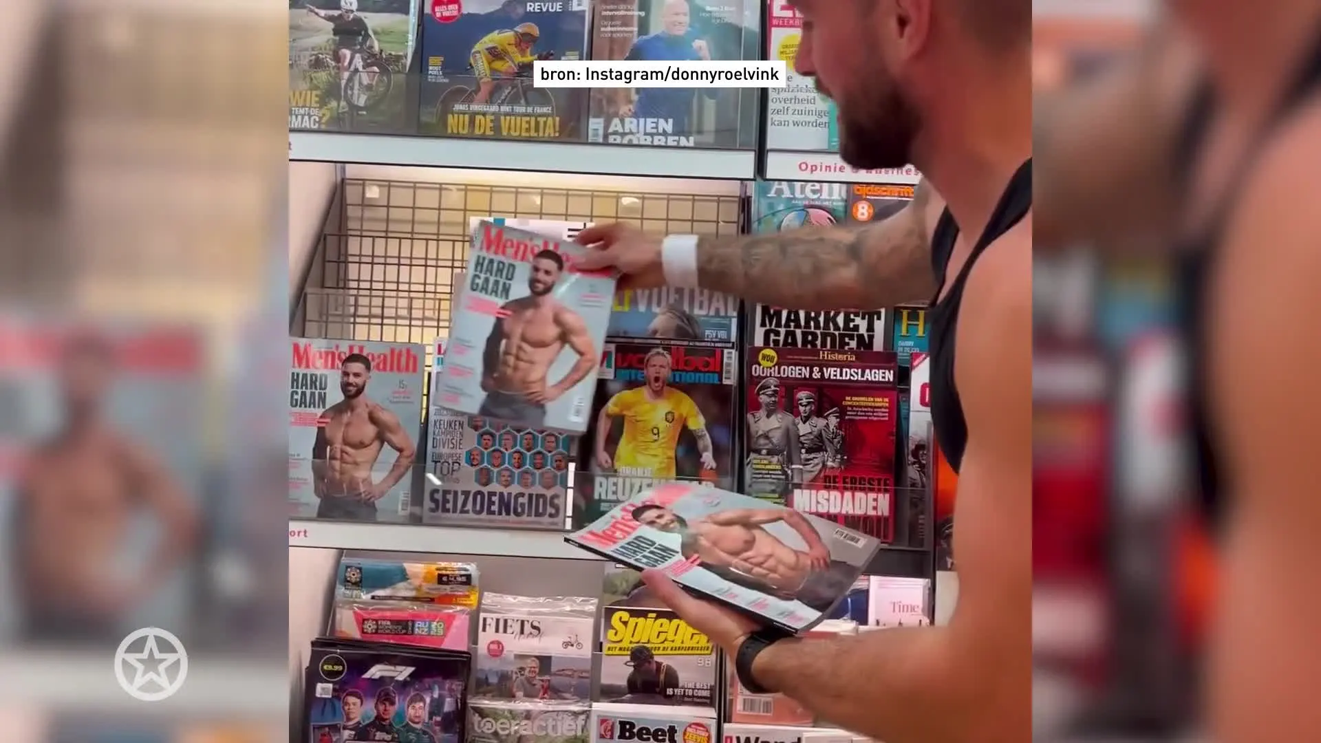 Donny Roelvink zet zichzelf stiekem vooraan