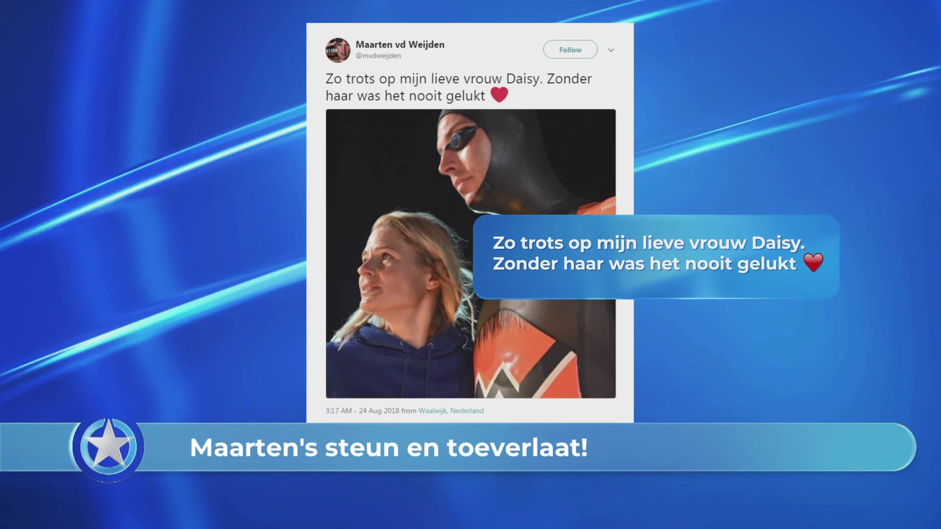 Show Update: Maarten's steun en toeverlaat!