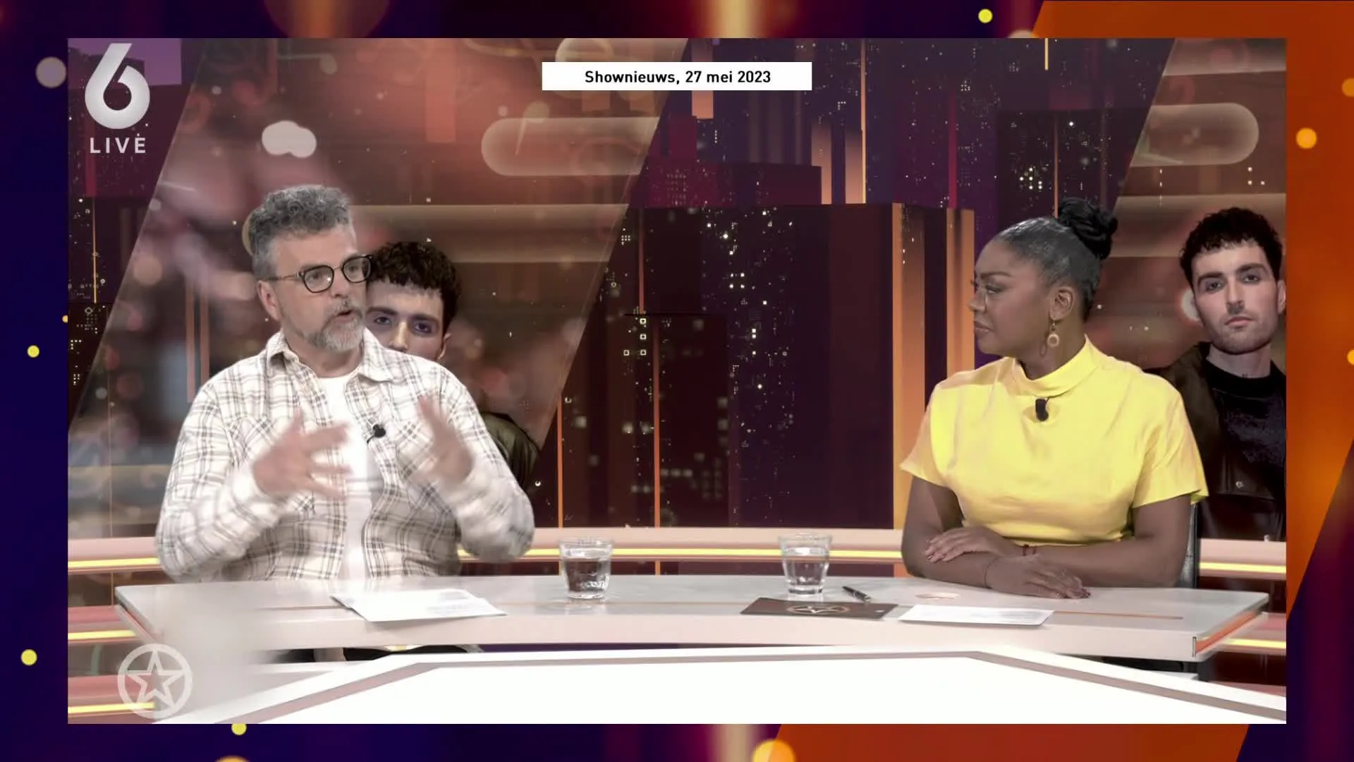 Shownieuws-tafel over mediastop Duncan Laurence