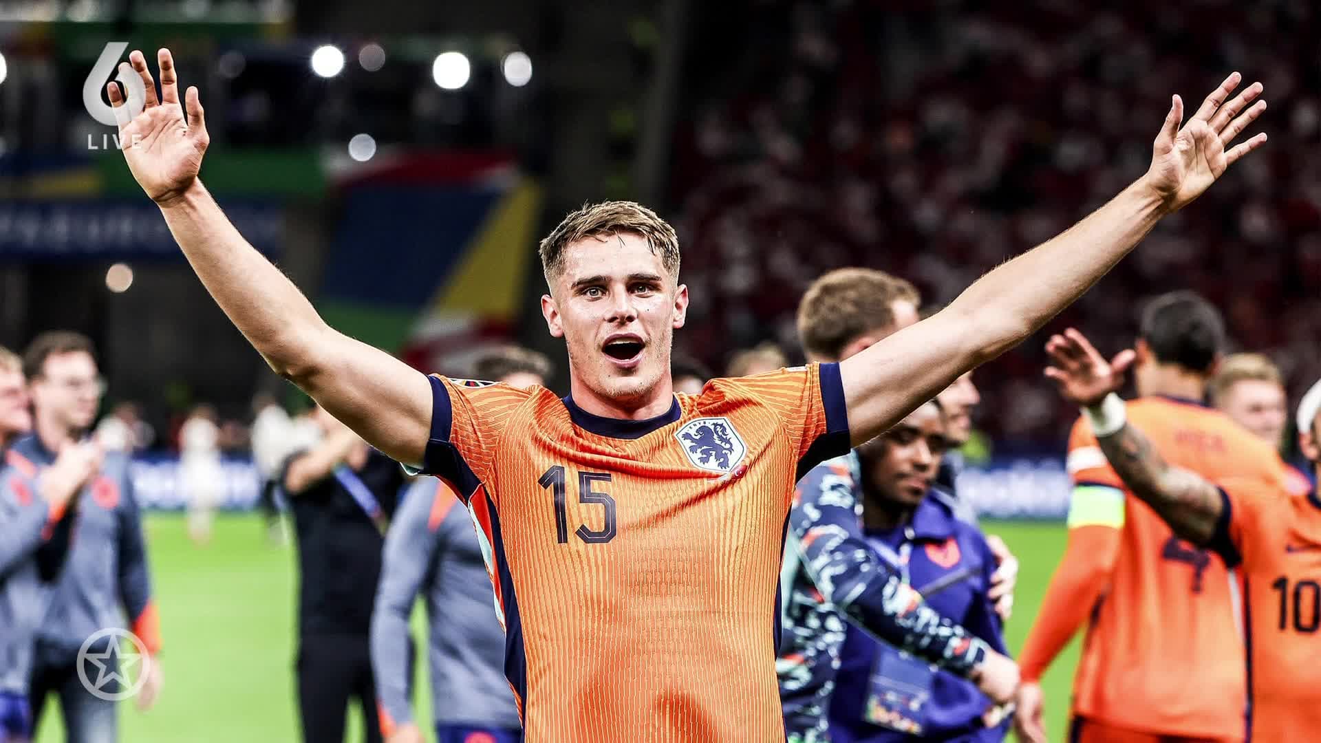 Shownieuws over de wedstrijd van Oranje tegen Turkije