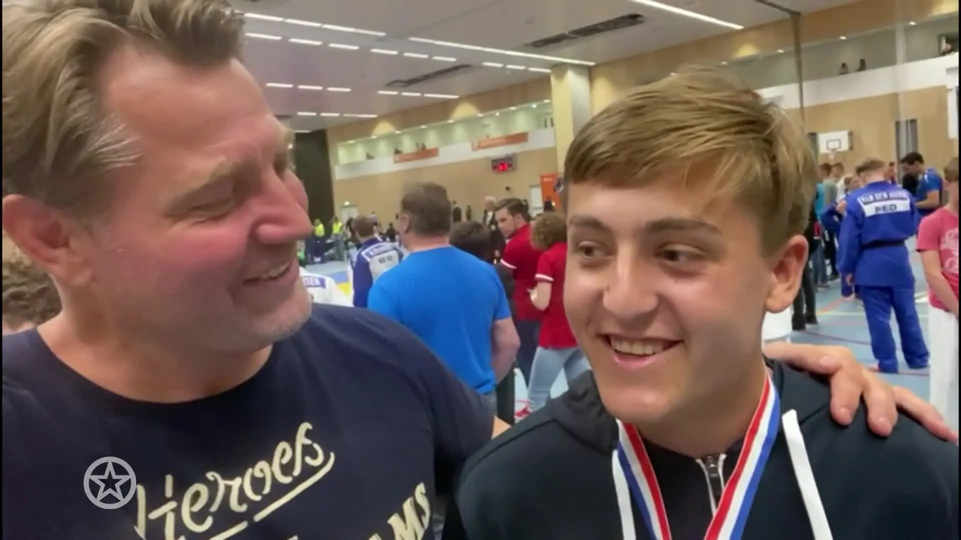 Dennis van der Geest trots op zoon