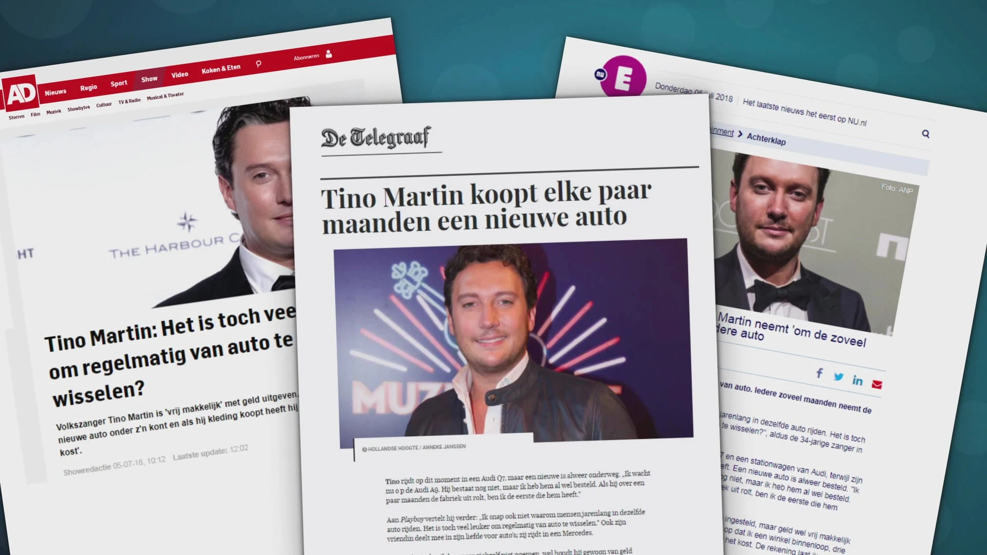 Tino Martin door het slijk gehaald om uitspraken in Playboy